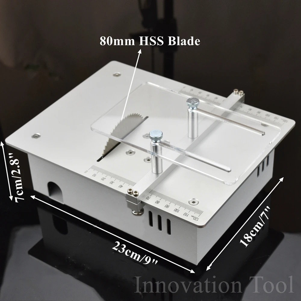 Настольная мини-пила ручной работы, деревообрабатывающая скамейка, DIY хобби, модель, режущий инструмент, 3800 об/мин с адаптером питания, HSS пильный диск