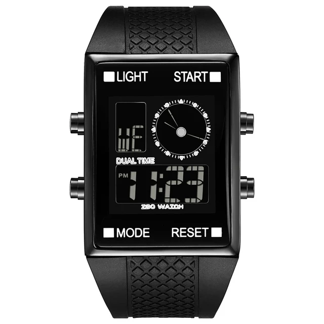 Buy ZGO Multiple Time Zone Watch Men Waterproof LED Sports Military Wrist