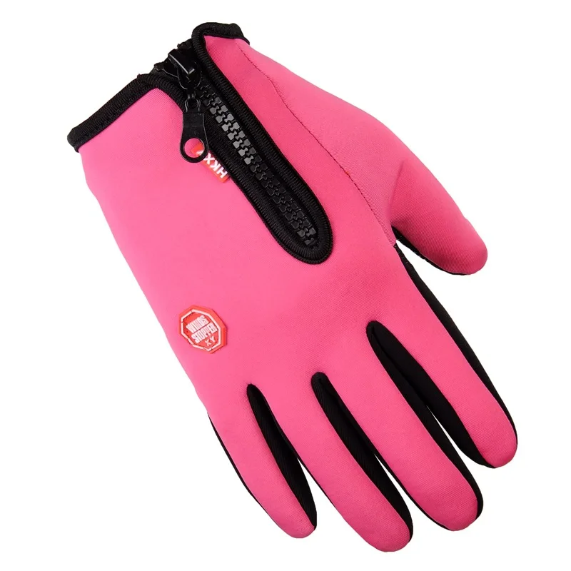 Унисекс зимние спортивные перчатки для верховой езды на открытом воздухе противоскользящие ветрозащитные тепловые перчатки с сенсорным экраном дышащие мужские и женские рукавицы на молнии