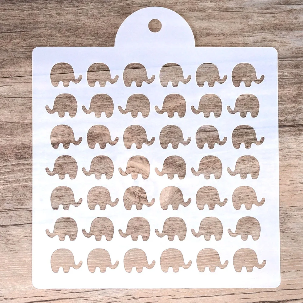 

15 cm DIY Craft Layering Elephant Stencil For Wall Painting Scrapbooking Stamping Stamps Album Decorative Embossing Paper Cards