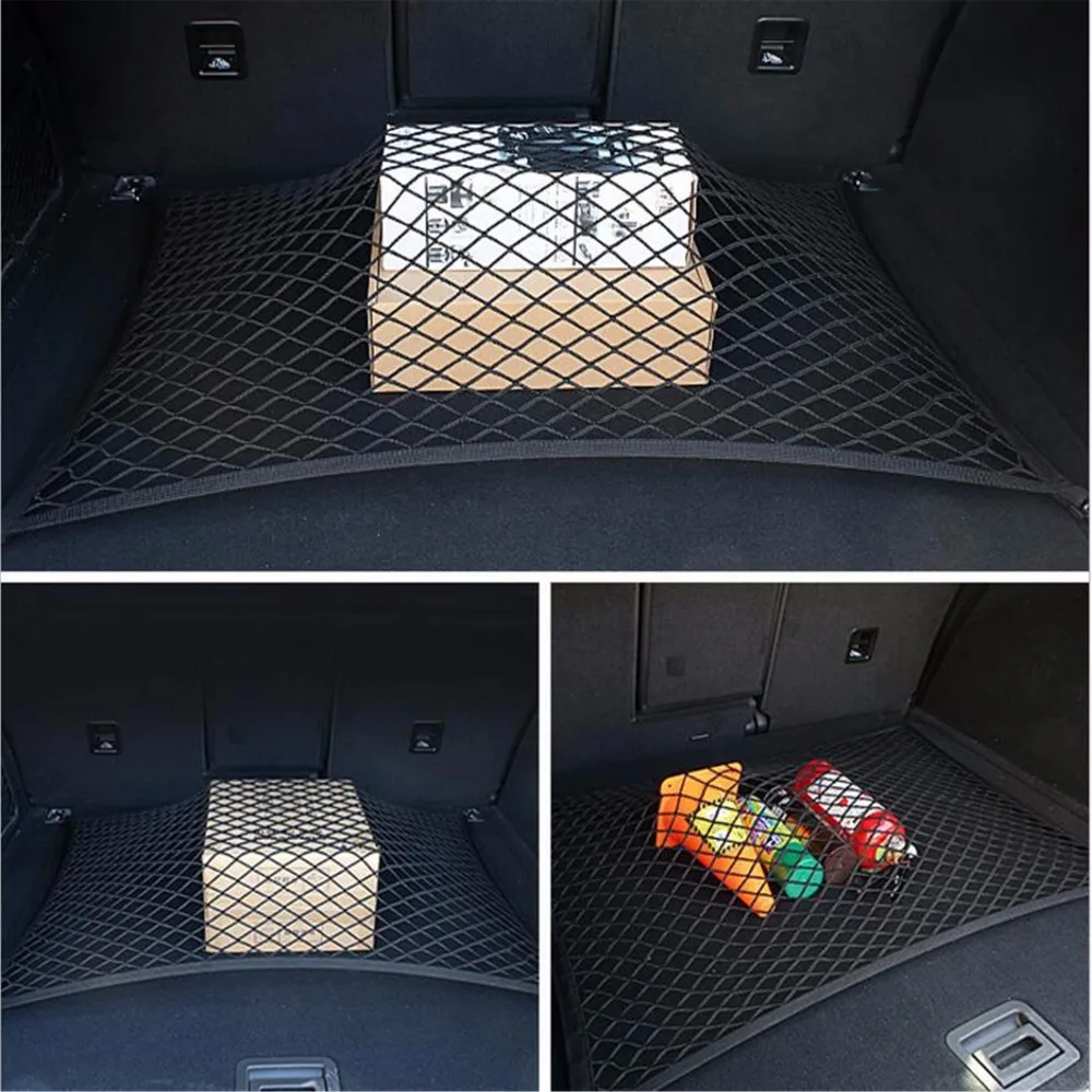 4 крючка 60*80 см автомобильный универсальный багажник Грузовой сетчатый органайзер для Land Rover LR4 LR3 LR2 Range Rover Evoque