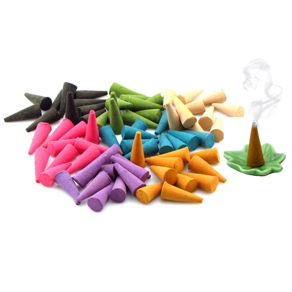 150g Mixed Backflow Incense Cones Home Fragrance Natural Multiple Smell