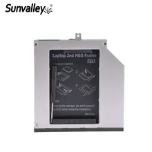 Sunvalley 2nd HDD Caddy 9 мм/9,5 м SATA для SATA SSD чехол HDD жесткий диск чехол DVD/CD-ROM Оптический отсек для ноутбука lenovo T440P