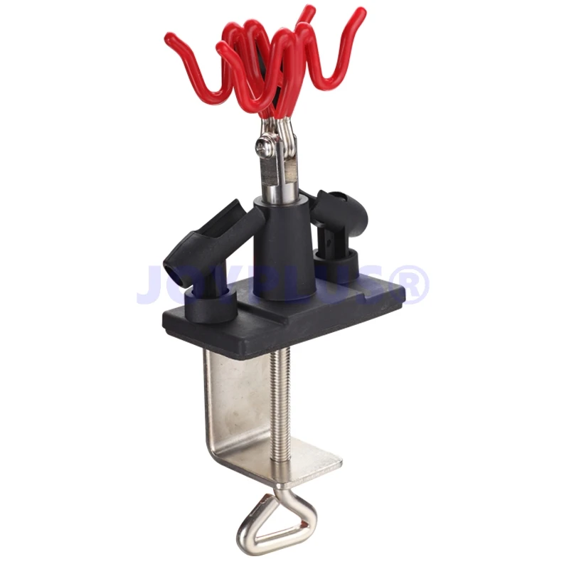 

Airbrush Holder Holds up to 4pcs airbrushes. Top holder swivels to help to keep airbrushes balanced.