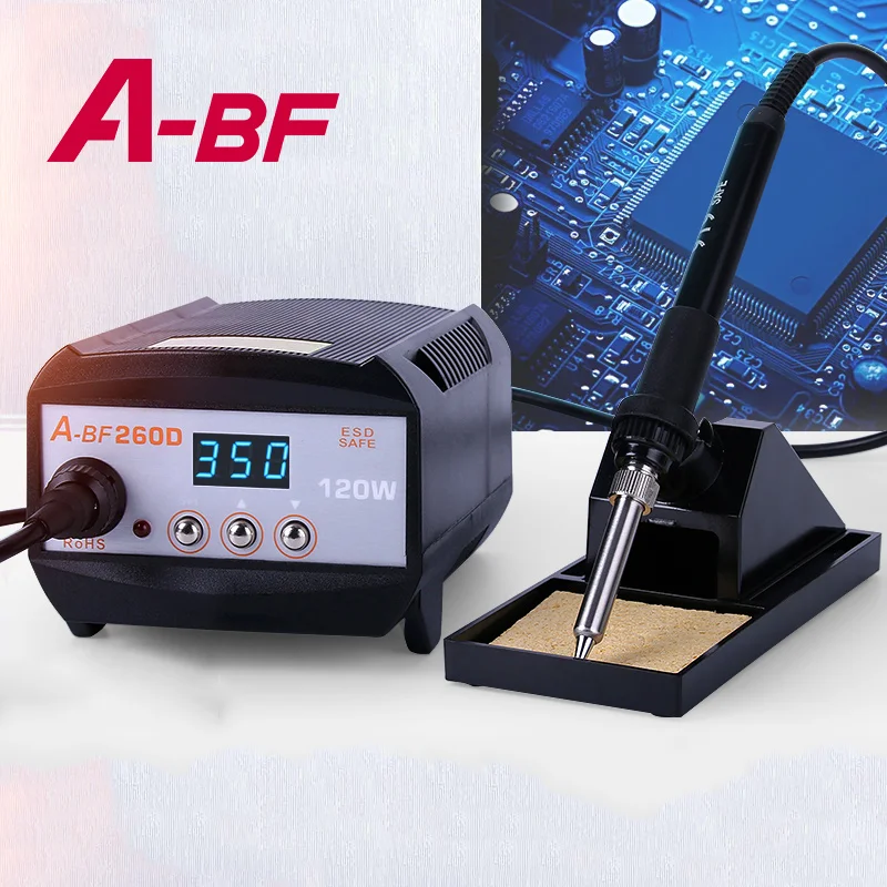 A-BF 260D 2 в 1 высокочастотный цифровой дисплей паяльная станция, 120 Вт промышленная сварочная машина с полным набором инструментов