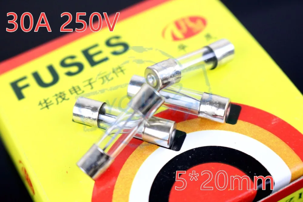 

Free delivery, high quality fuse 30A 250V 5*20 glass fuse glass safety pipe.