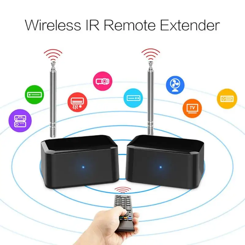 433 МГц беспроводной пульт дистанционного управления ИК расширитель ретранслятор передатчик приемник бластер излучатель для DVD DVR IPTV