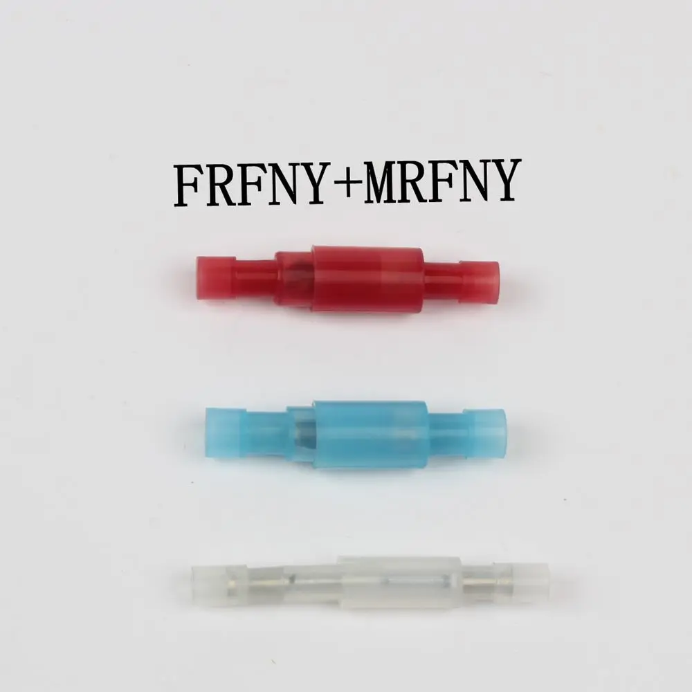 Фото FRFNY MRFNY 100 ШТ. Пуля Shaped НЕЙЛОН латунь Женщина Мужчина Изоляционные Совместных Провод Разъем Электрическая Обжимной вывод FRFNY + MRFNY №1