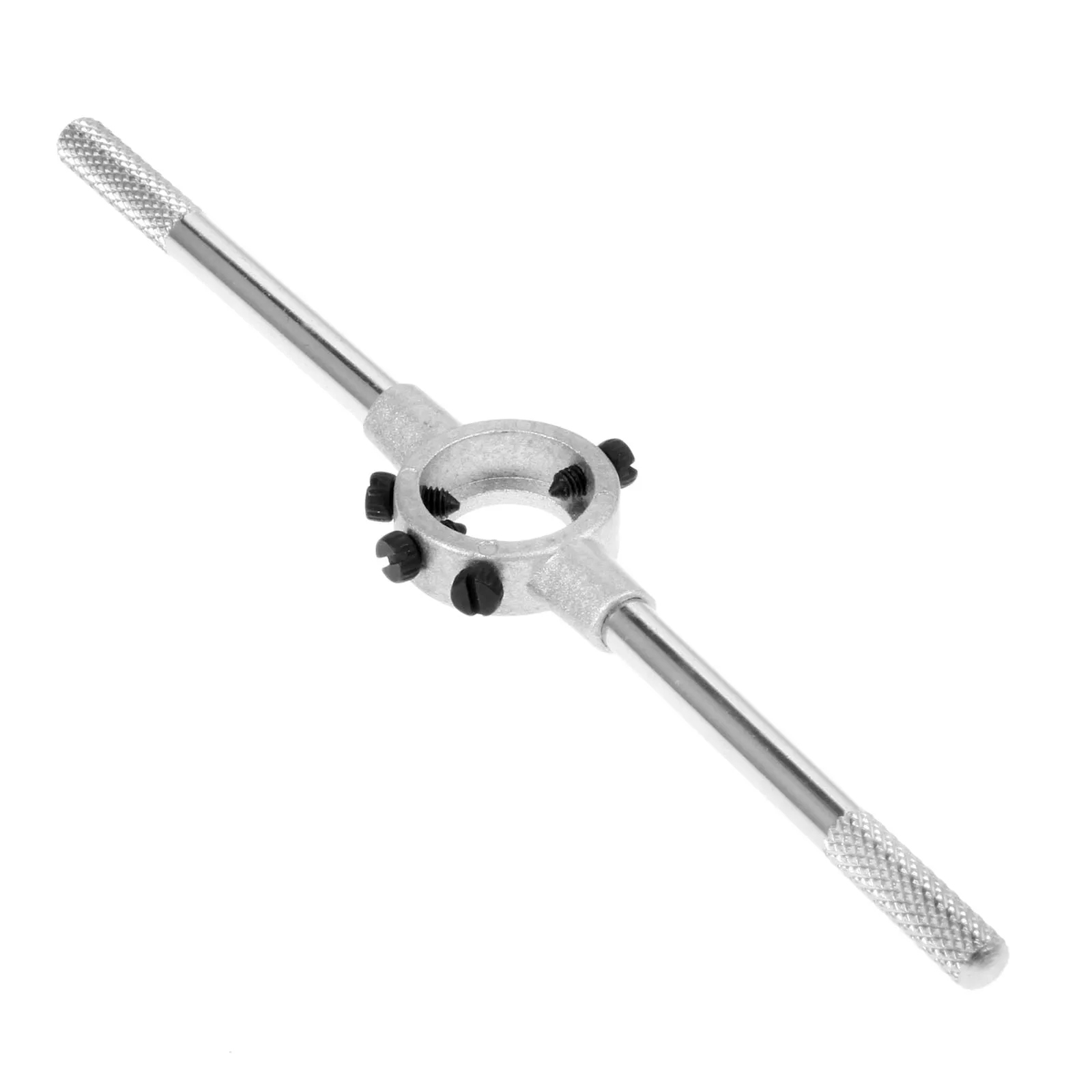 DRELD 1Pc 20mm Die Wrench Steel Circular Die Handle Hand Tools for M4.5 M6 Dies Threading Tools