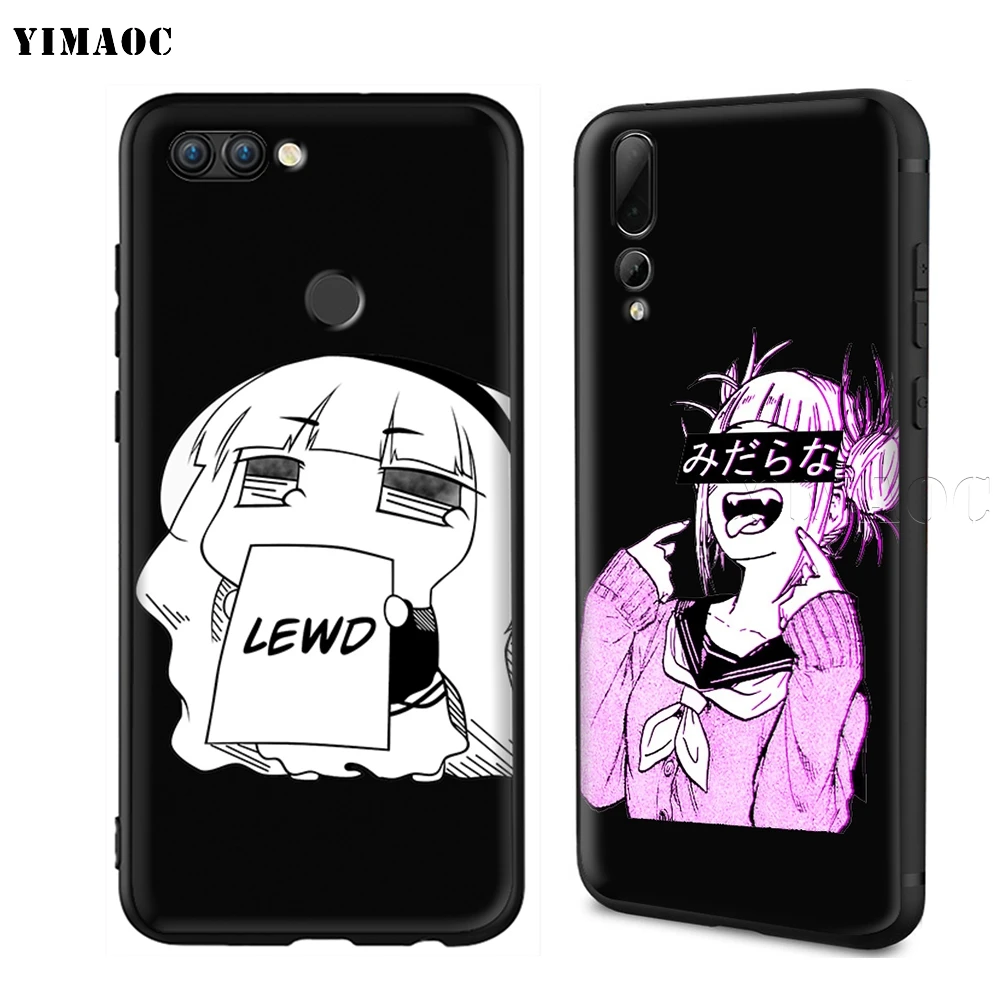 YIMAOC LEWD Sad японский аниме эстетический силиконовый чехол для huawei mate 10 P8 P9 P10 P20 Lite Pro P Y7 Y9 Smart Mini