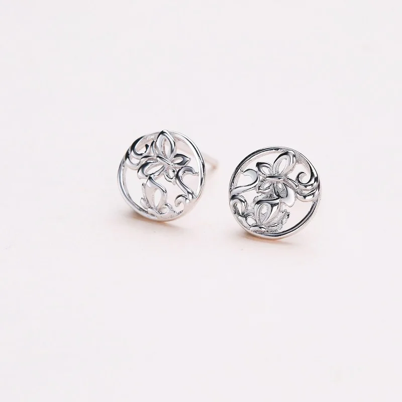 

ZTUNG LSC72 women fine jewelry,925 silver earring,simple and delicate little ear stud is young lady favorite