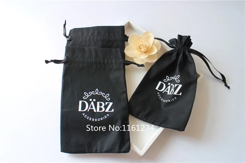 

Customized Logo cotton gift Bags Jewelry gift pouch Gift bags cotton jewelry pouches