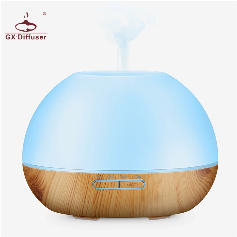 GX.Diffuser Timer LED Lamp Aromatherapy Diffuser Ultrasonic Aroma