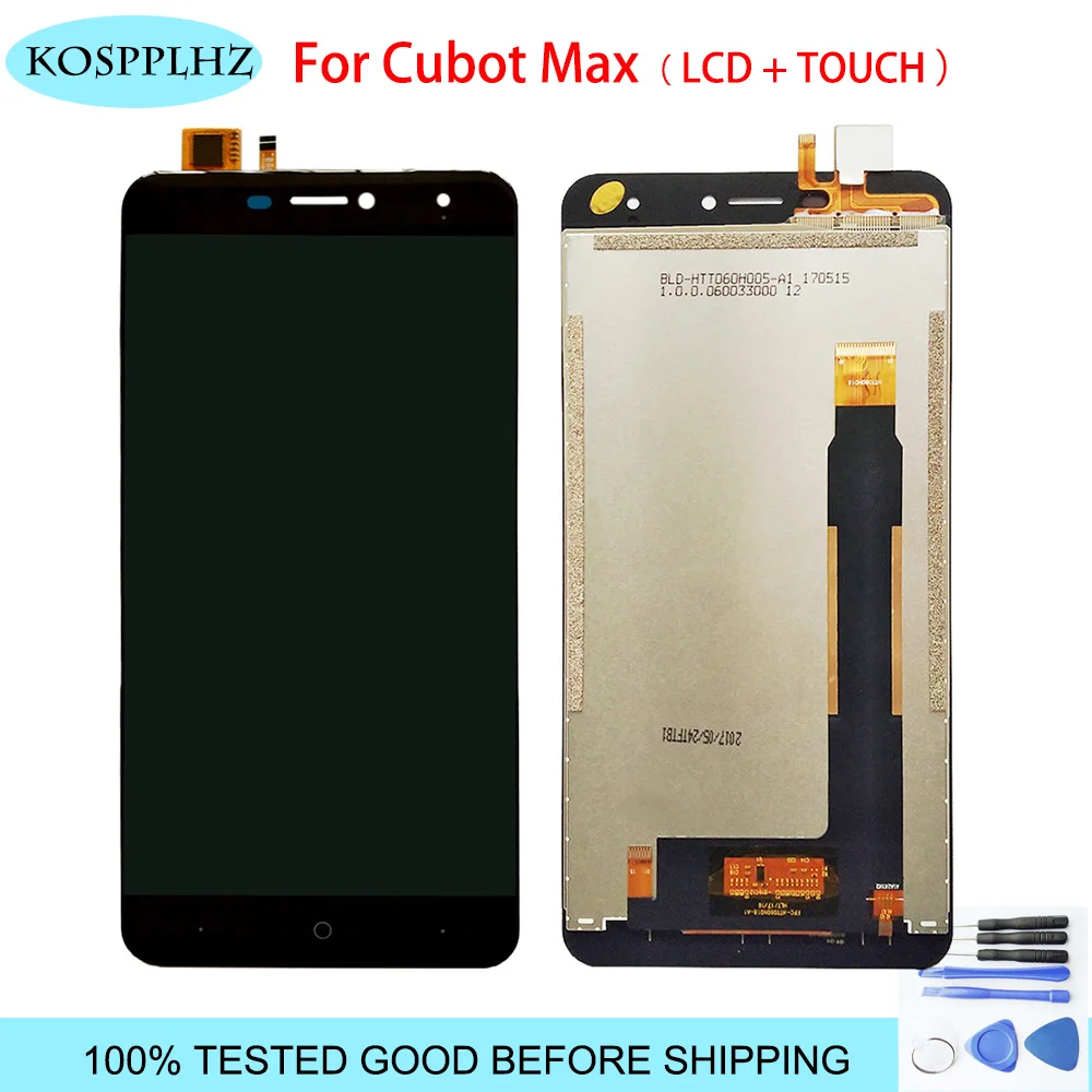 

1920*1080P 6.0 inch For Cubot Max LCD Display+Touch Screen 100% Tested Screen Digitizer +Tools