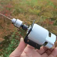 מקדחה חשמלית חדש 775 מקדחה חשמלית מנוע DC 12-24V עם חיתוך מקדחה צ