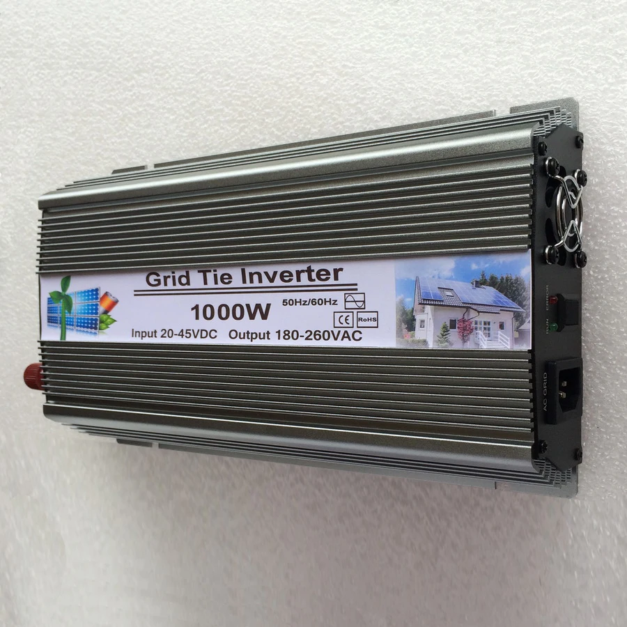 1000 Вт 30 в 60 ячеек/36 72 ячейки MPPT сетчатый инвертор от 20 45 В до AC180 260V or 90 140 на сетке