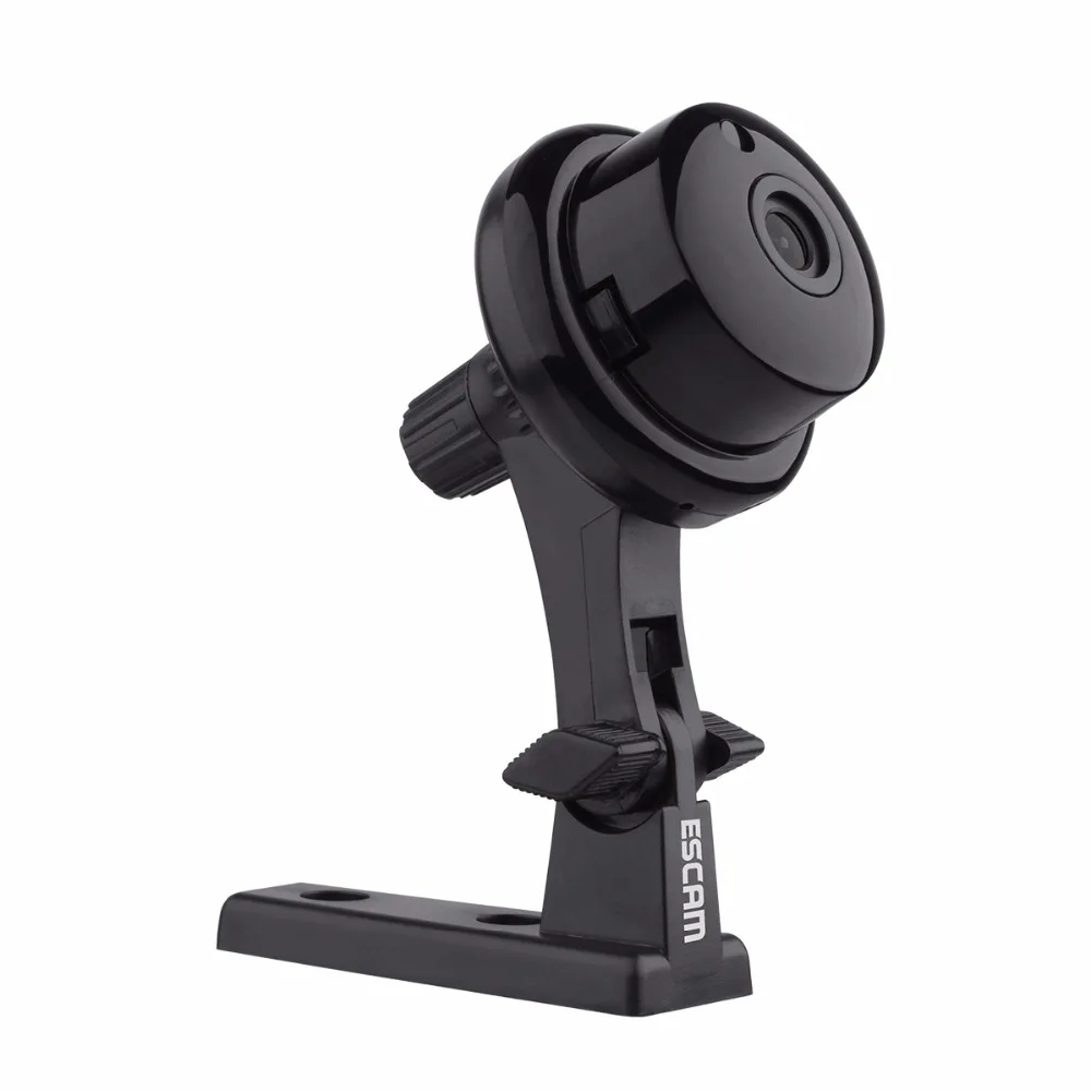 Escam Button Q6 1MP wireless mini camera ONVIF 2 4 2 support Mobile view motion detector