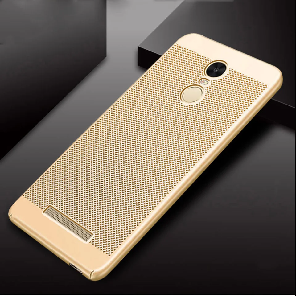 Сетчатый Чехол из поликарбоната для Xiaomi Mi 5X 5A 5 5s 6 Redmi 3 Pro 3S 4A 4X Note 4 Prime отведение