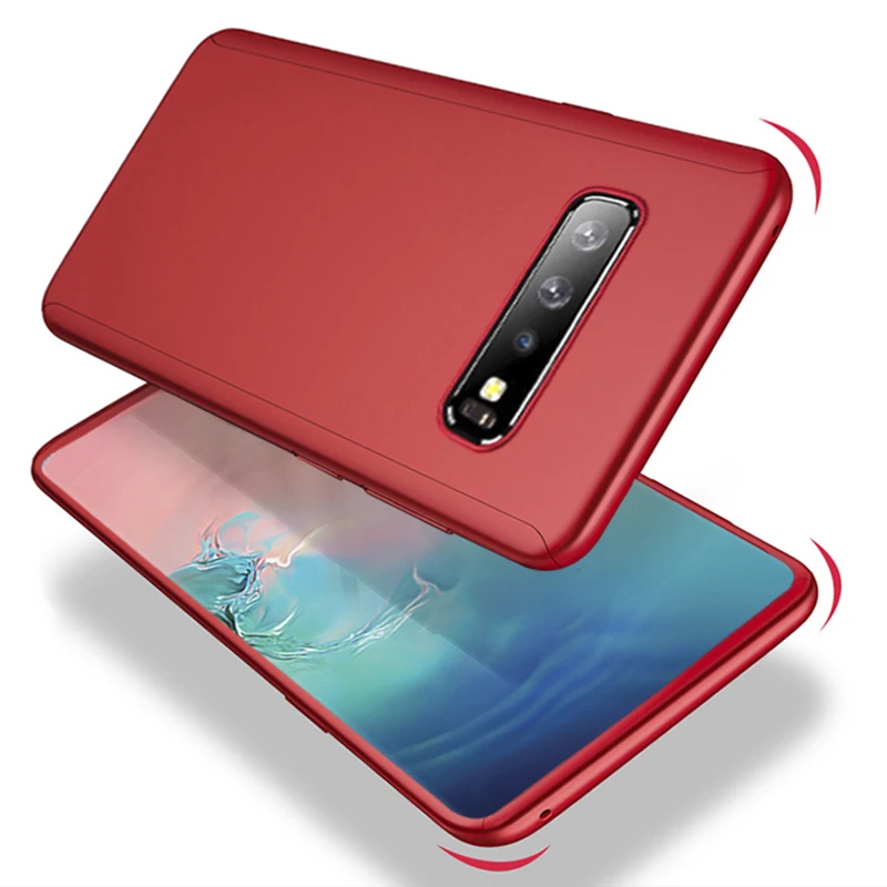 

360 Full Cover Phone Case For Samsung S10 S10e Plus Protector Case For Samsung Galaxy A6 Plus 2018 A5 A7 S10 S9 S8 Plus Note 9