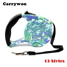 Carrywon 5M Top Quality Dog lead Retractable Dog Leash Pet Traction Rope Chain Harness Dog collar Automatic Adjustable