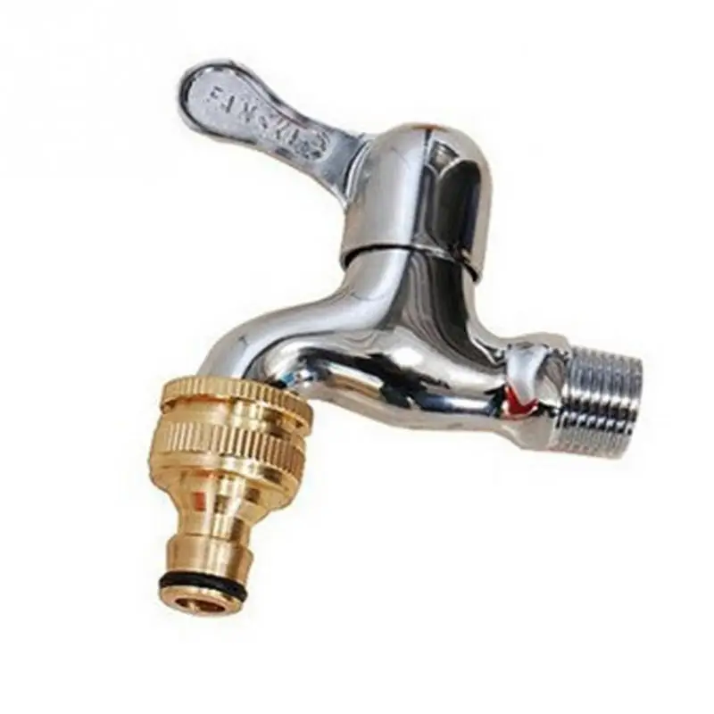 3 4 To 1 2 Inch Brass Garden Faucet Water Hose Tap Connector