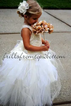

Best Design Fashion Sweet White Precious Net Criss-Cross Sleeveless Flower Girl Dress Made Any Size Flowergirl Dresses