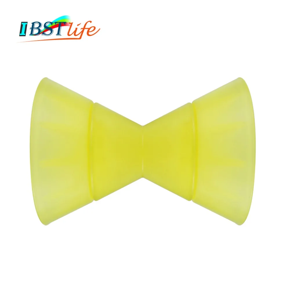 

Ultimate Yellow Poly Urethane Bow Roller Stop Rollers Boat Marine Trailer Ears Tie Down 1/2" Bolt Yacht Accessories