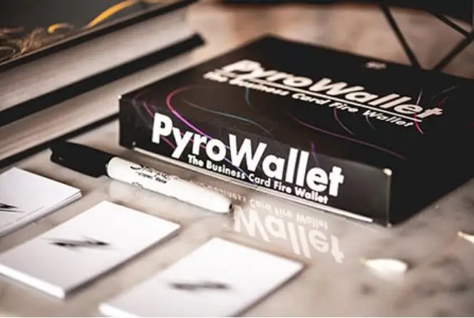 PYRO Wallet от Adam Wilber-фокусы, ментализм, магии, крупным планом, уличная магия, веселье, вечерние трюки, иллюзии, трюк, волшебник