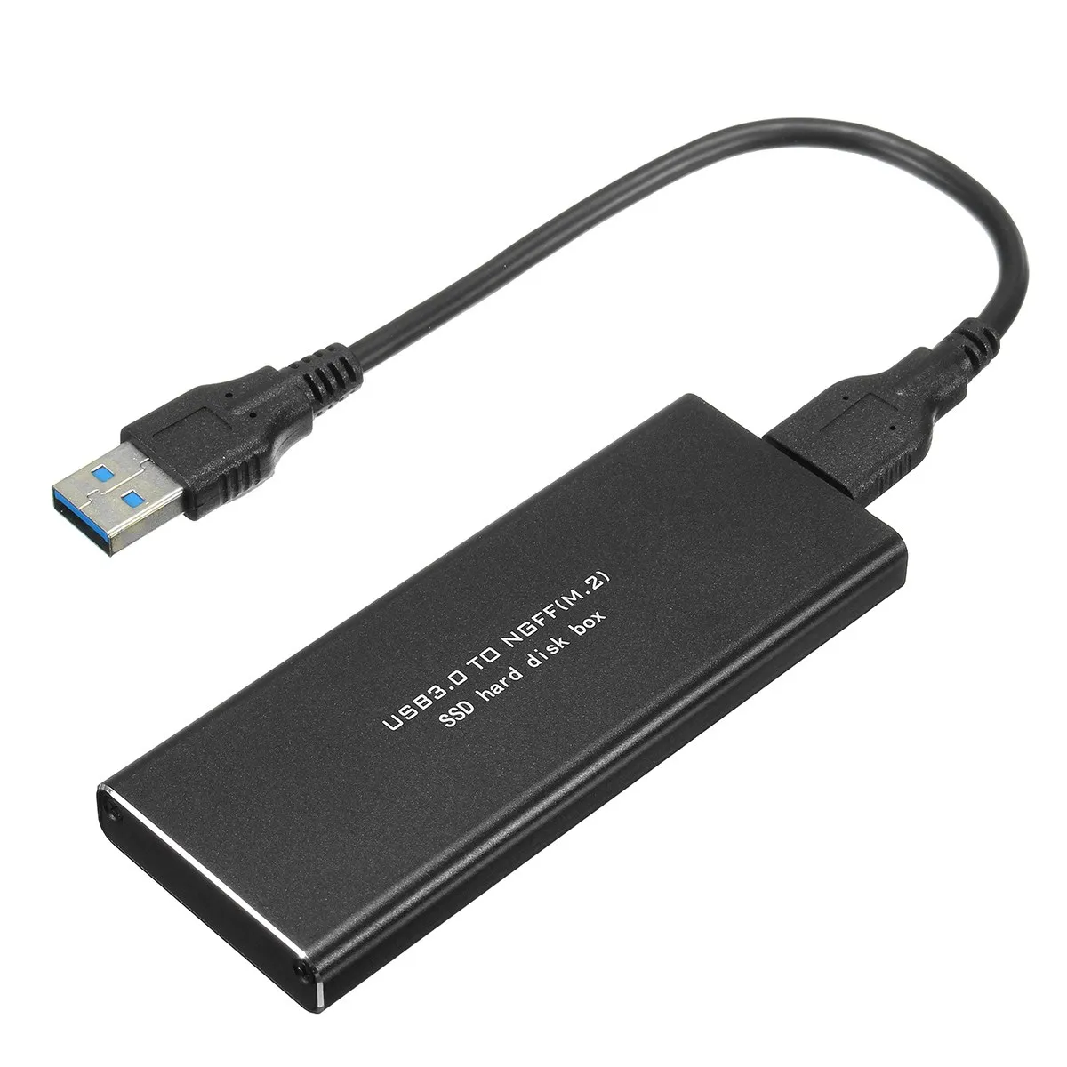 

New USB 3.0 to NGFF M.2 B Key Solid State Drive Adapter Card External Enclosure Case Cover Box
