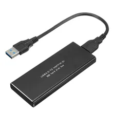 Новый USB 3.0 к NGFF M.2 B Ключ Твердотельный Накопитель Адаптер Внешний Корпус Крышка Коробки