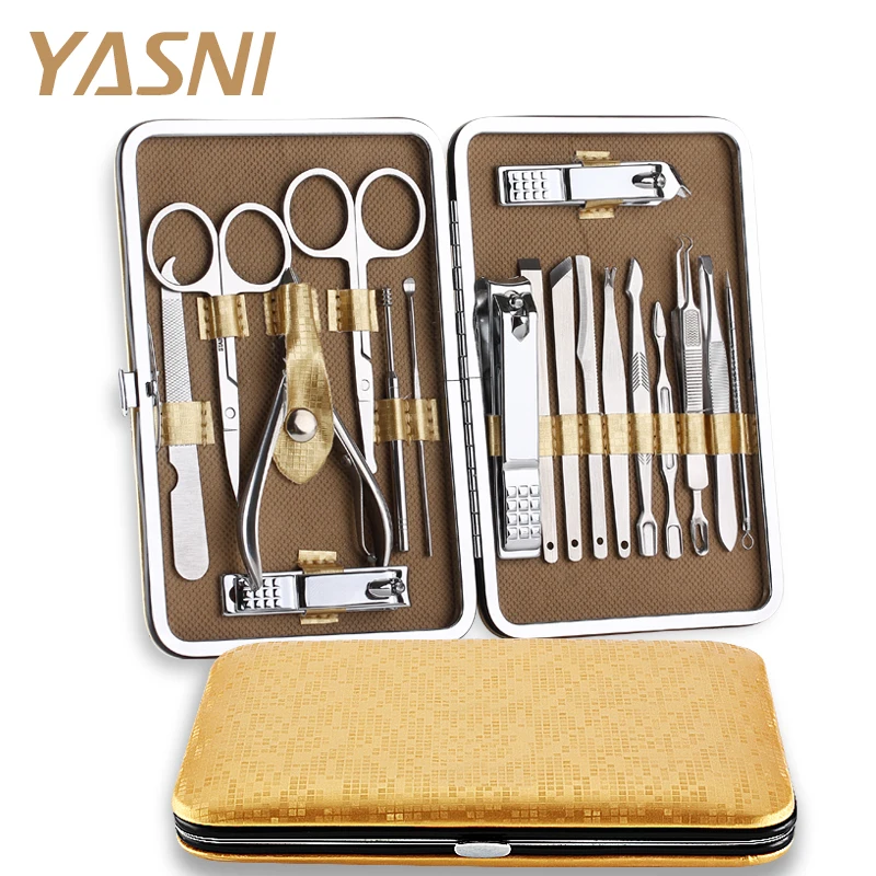 Cheap Price 18 in 1 Stainless Steel Manicure set Professional nail