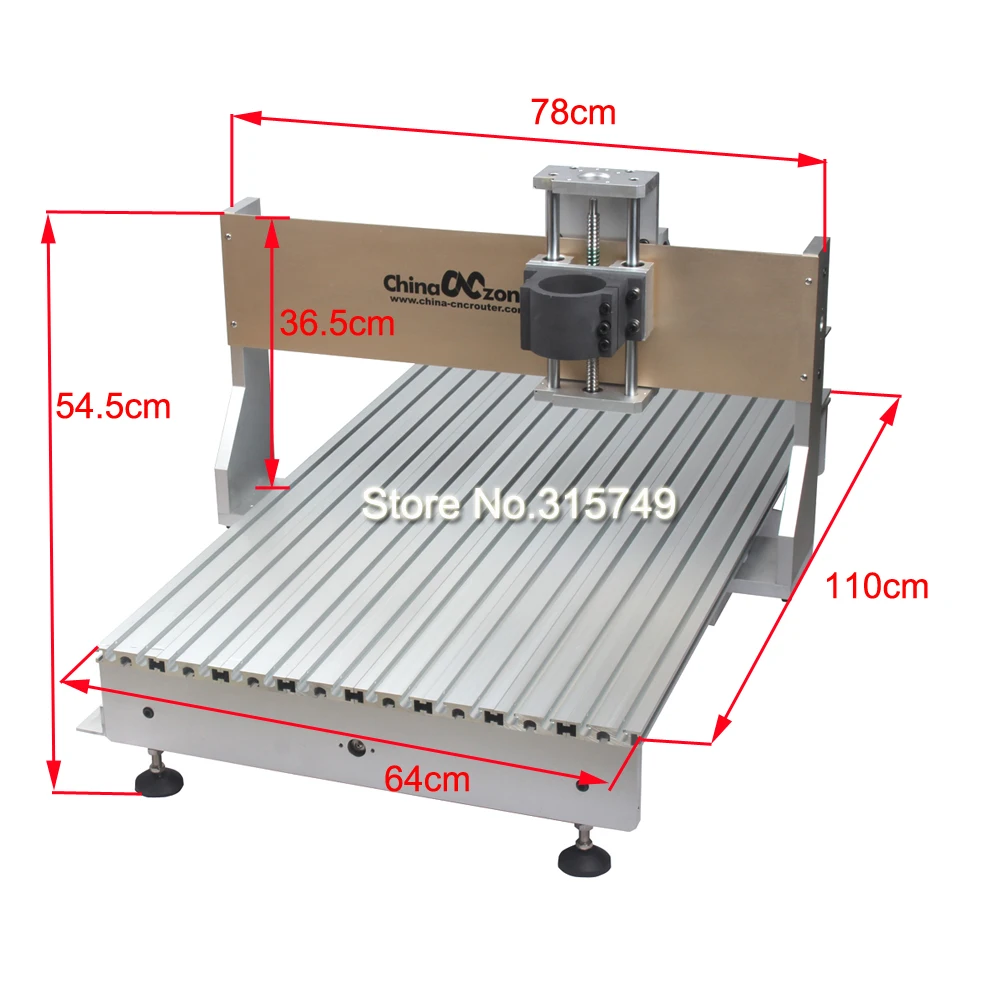 Tax free to RU CNC 6090 фрезерный станок с рамой DIY CNC подходит для фрезерного станка с ЧПУ 6090 кВт шпиндельная арматура 80 мм