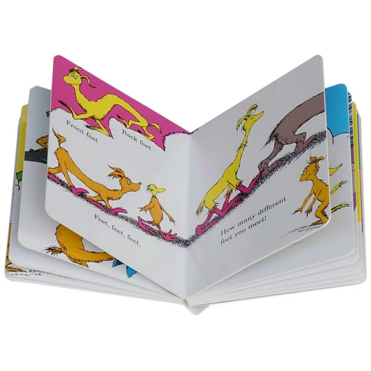 Livros para Bebê Seuss Série-o Livro Inglês Imagem História Colorir Papelão Crianças Educacional Aprendizagem Brinquedos Jogo dr pé 5 Beauty & Health