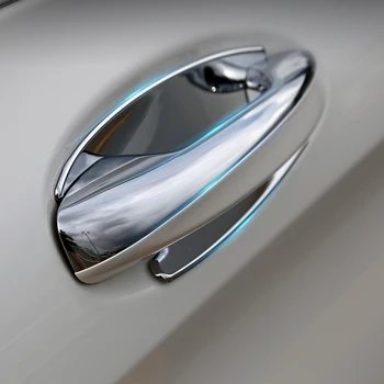 

ABS Chrome Car Side Door Handle Cover Trim Sticker For Mercedes Benz GLC Class X253 GLC200 GLC250 GLC300 2016 Door Handle Bowl