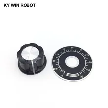 ^#Cheap 1 set MF-A03 Potentiometer Knob Cap 6mm copper core with 0-100 WTH118 potentiometer knob scale digital scale ^#Cheap 1 set MF-A03 Potentiometer Knob Cap 6mm copper core with 0-100 WTH118 potentiometer knob scale digital scale