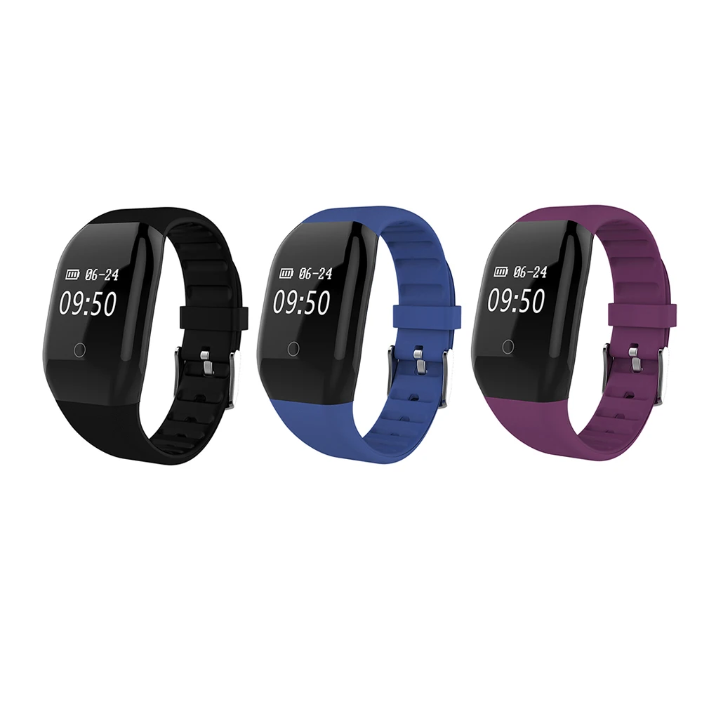 IP67 Waterproof Smart 608 HR Fitness Tracker Alarm Clock Vibration