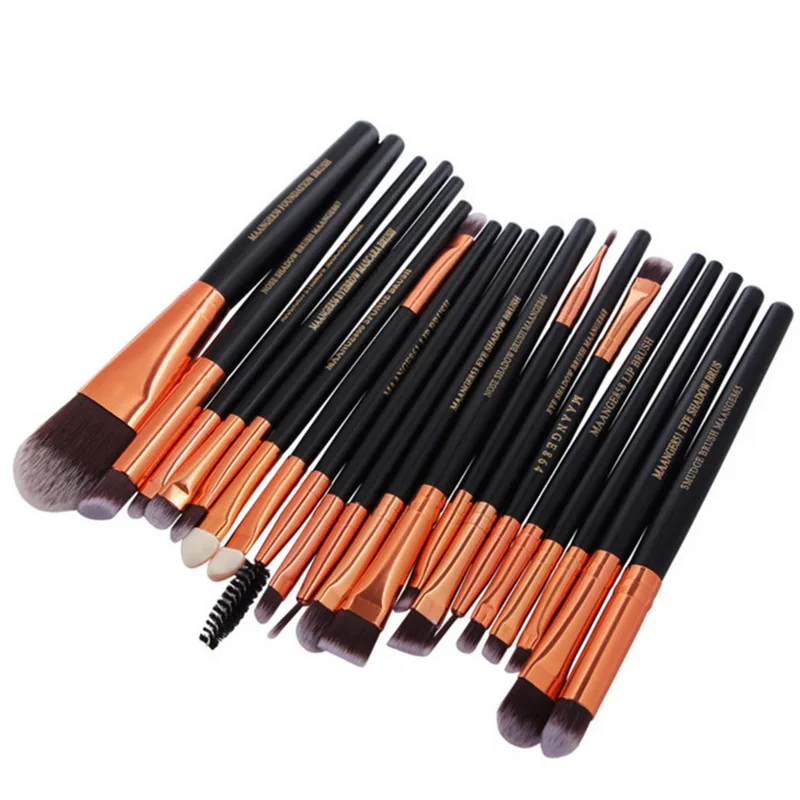 MAANGE кисти для макияжа Профессиональная 20 шт./компл. Make up Brush Set Пудра Тени век