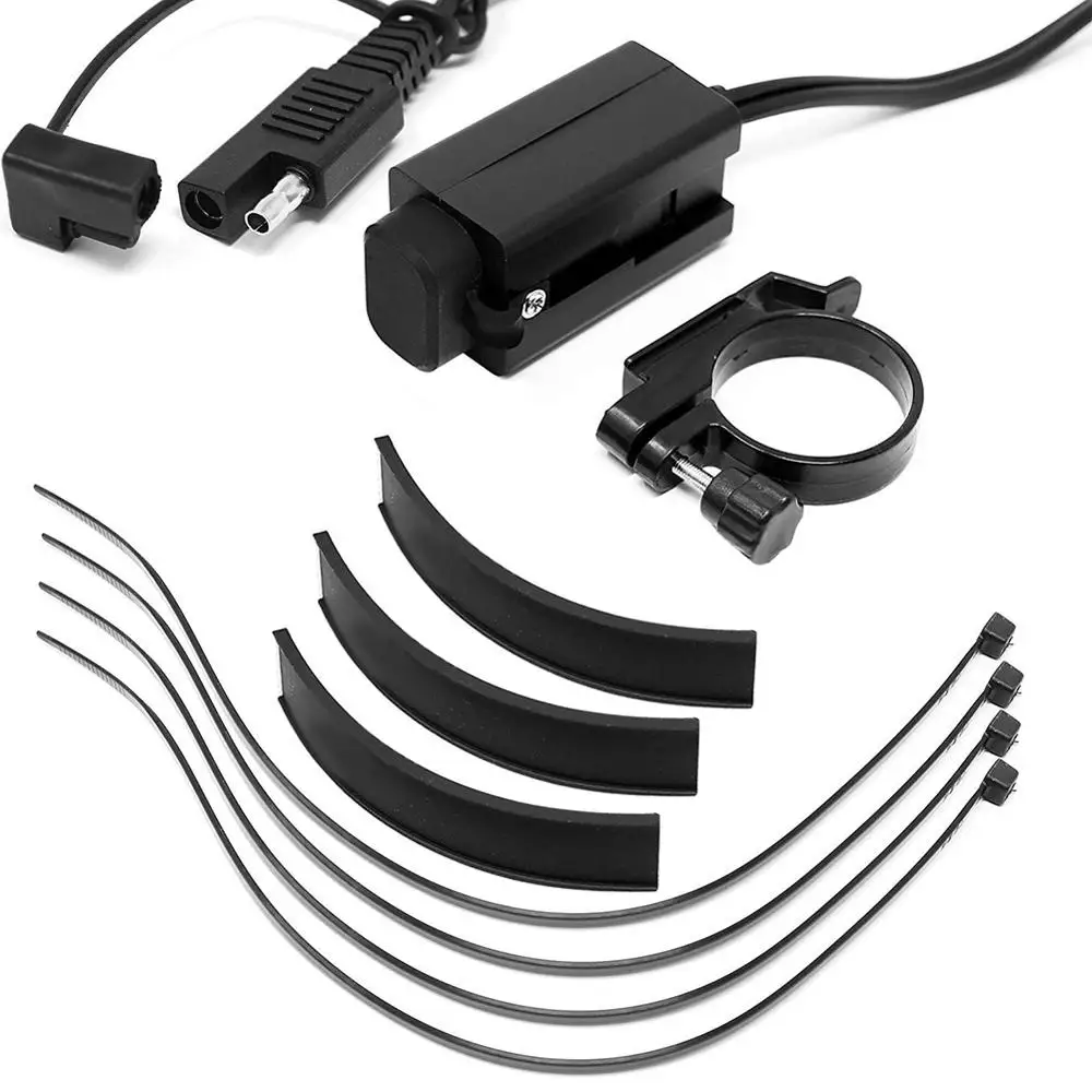 Промо акция! USB зарядное устройство для мотоцикла Зарядное телефона DC 5 V 2.1A SAE
