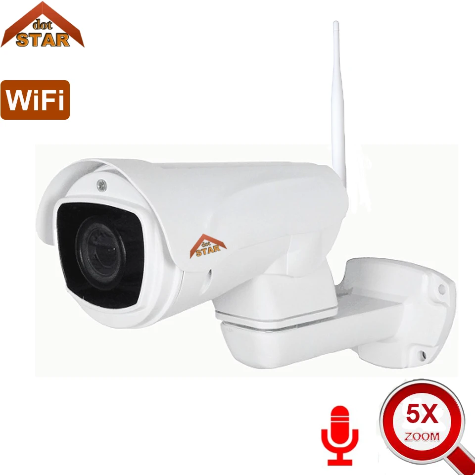 

Stardot 1080P Wifi IP Camera Wireless Waterproof Outdoor 2mp Camera Bullet 5X Zoom IR-Cut Home Security IP Surveillance Camera