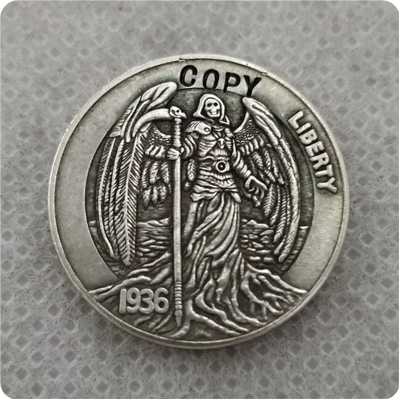 Хобо Никель Coin_Type# 54_1936-D с гравировкой в виде американского бизона из никеля копия монеты памятные монеты коллекционирования