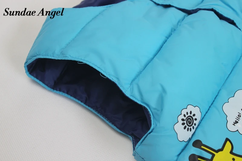 Sundae Angel/жилетка для девочек; пальто без рукавов для детей; жилет для маленьких мальчиков; хлопковая детская верхняя одежда с рисунком; одежда