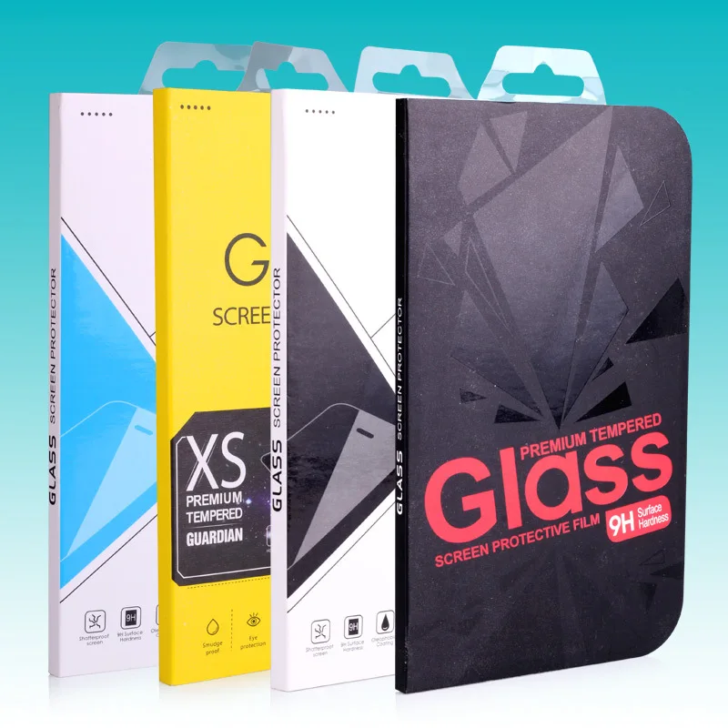 Premium Tempered Glass Screen Protector Paper Packaging,Screen