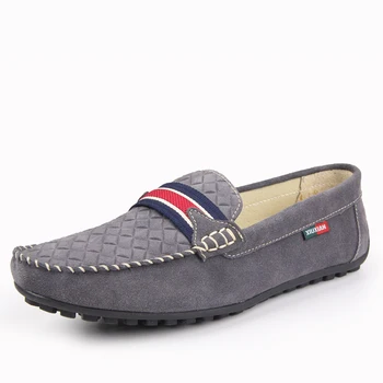 

New Men Shoes Casual Natural Suede Men Loafers Driving Slip On Soft