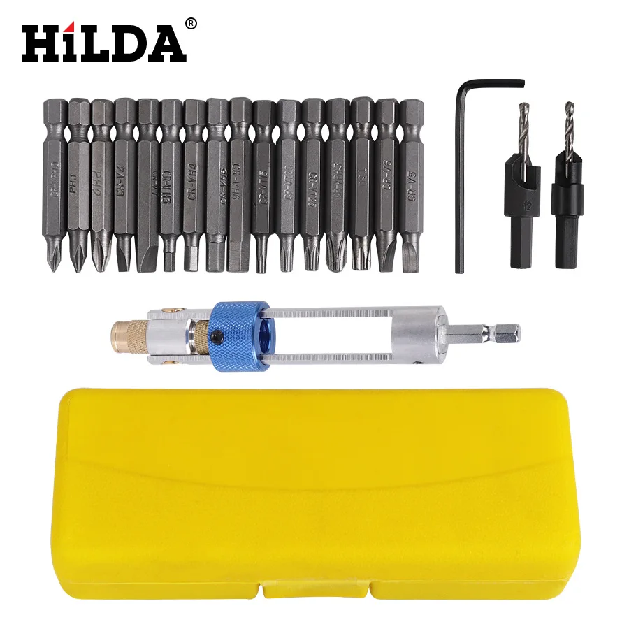 

Half Time Driver 20Pcs Multi Screwdriver Set High Speed Steel Drill Bits HSS Electric Screwdriver Dual Use Bit Quick Change