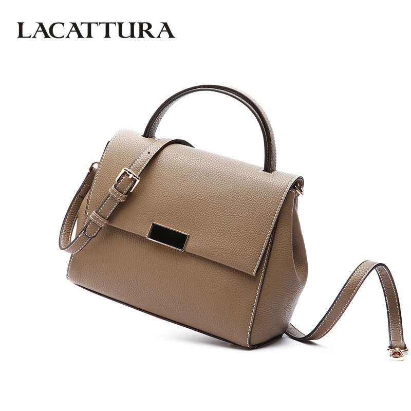 

LACATTURA Brand Fashion Women Bag Female Messenger Bags Handbags Designer Crossbody Bags For Women 2018 Pu Leather Flap Bag Sac