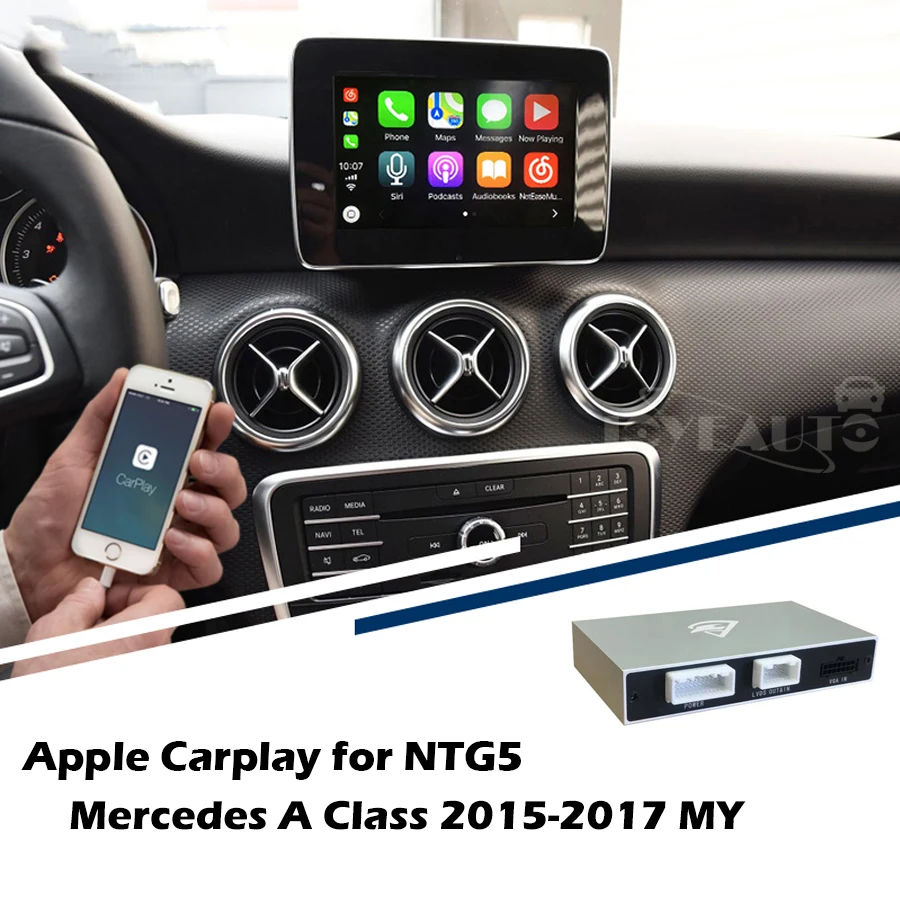 Aftermarket OEM Apple Carplay Andorid Auto Mercedes A Class W176 2015