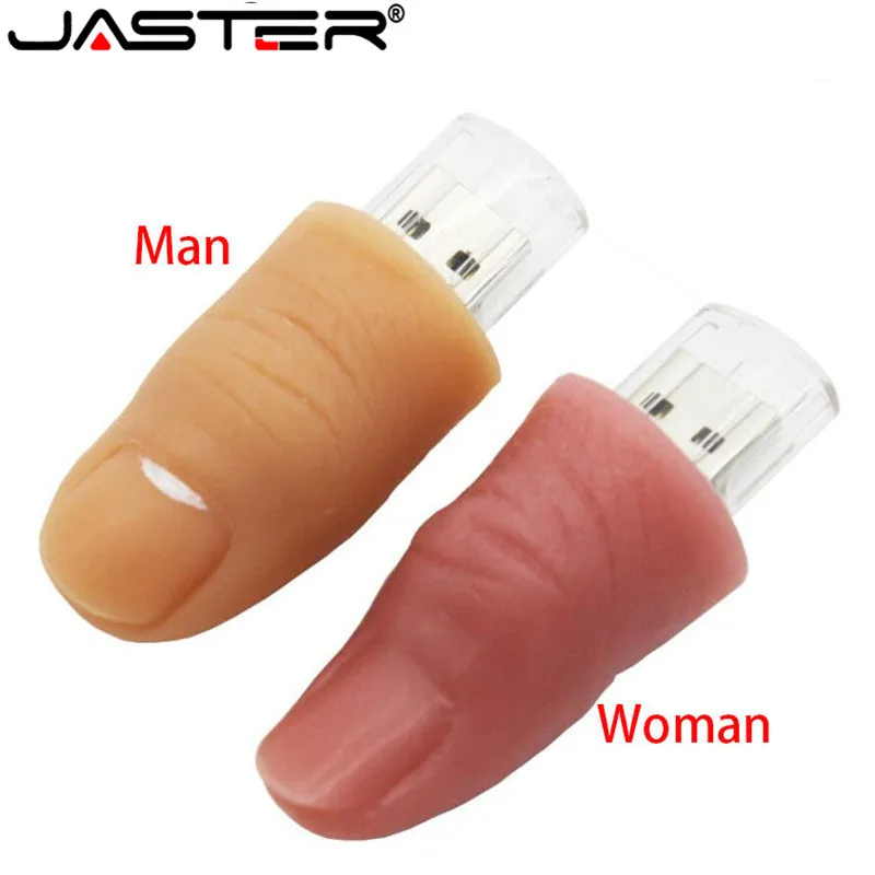 

JASTER USB creativo 4gb 8gb 16gb 32gb 64GB lovely pen drive creative finger usb flash drive memory stick u disk