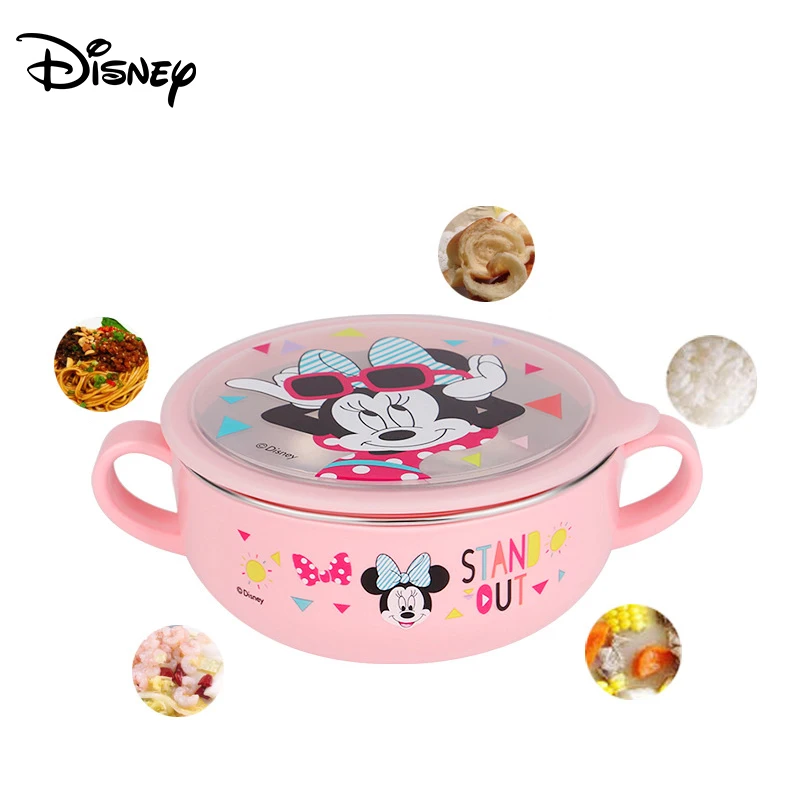 Disney children's cutlery set popular cartoon seven-piece baby food supplement plate cup activity spoon gift