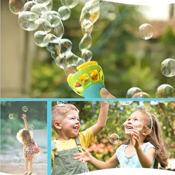 

Summer Funny Magic Bubble Blower Machine Bubble Maker Mini Fan Kids Outdoor Develop Kids Imagine Fun Toy Cherryb