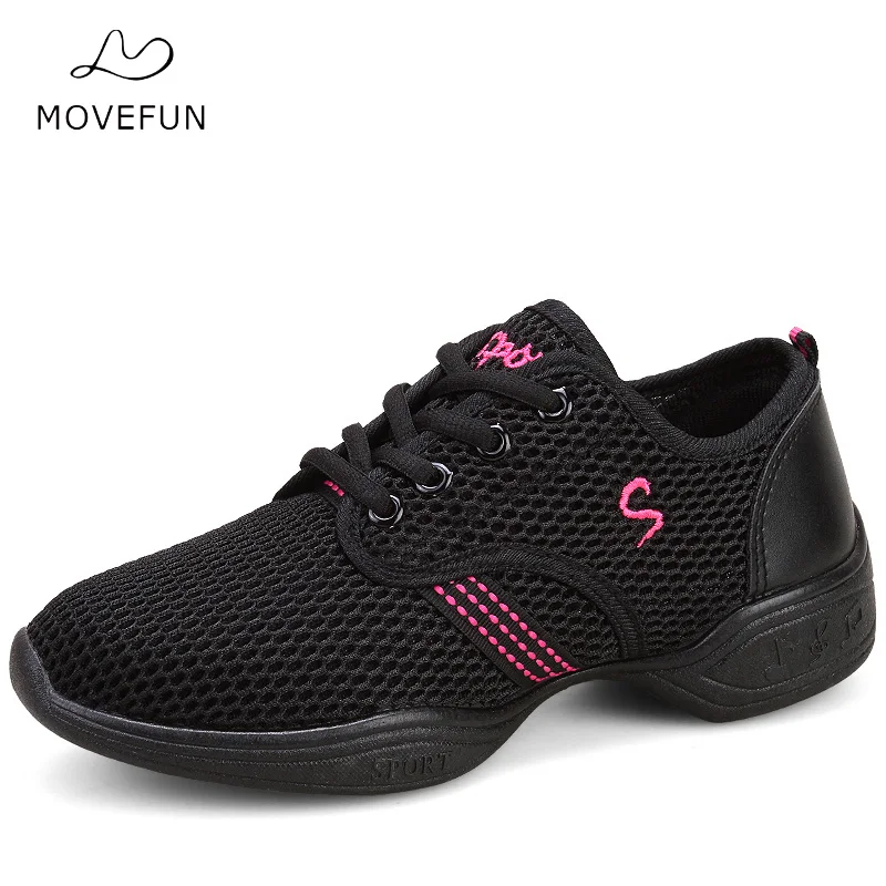 Size 29-43 Modern Children Ladies Breath Fitness Dance Shoes Men Soft Dance Sneakers Jazz Dancing Practice Shoes Boys Girls -97